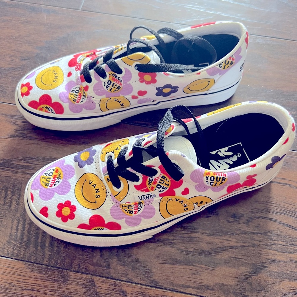 Radically Happy Vans authentic shoes